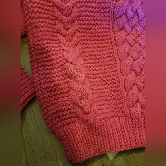 Mistral 100% wool sweater in pink size S - Picture 14 of 15